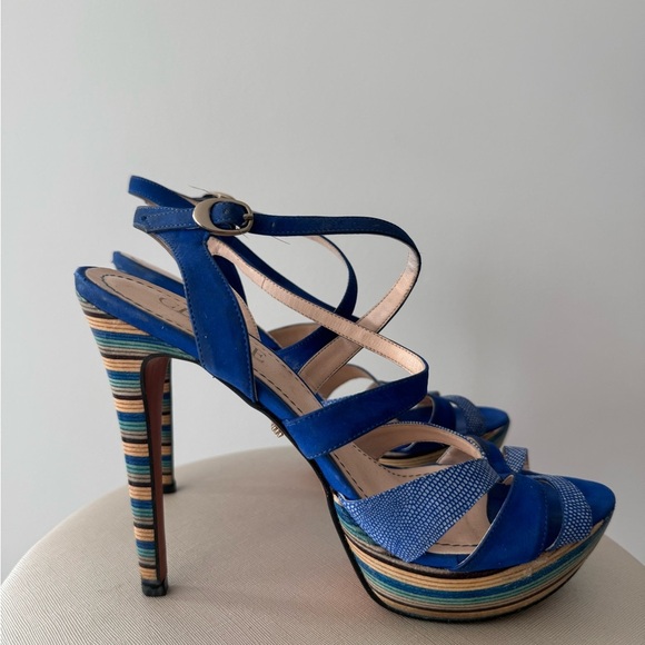 Cerere Blue heels - Picture 4 of 5